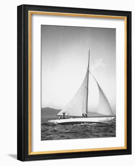 Santa Monica Lifeguards Party Aboard Boat Named Sea Hawk-Peter Stackpole-Framed Photographic Print