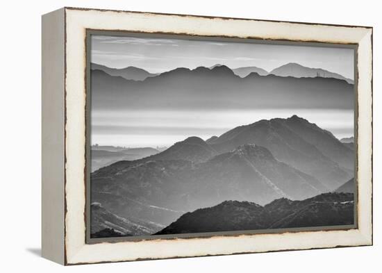 Santa Monica Mountains Nra, Los Angeles, California-Rob Sheppard-Framed Premier Image Canvas