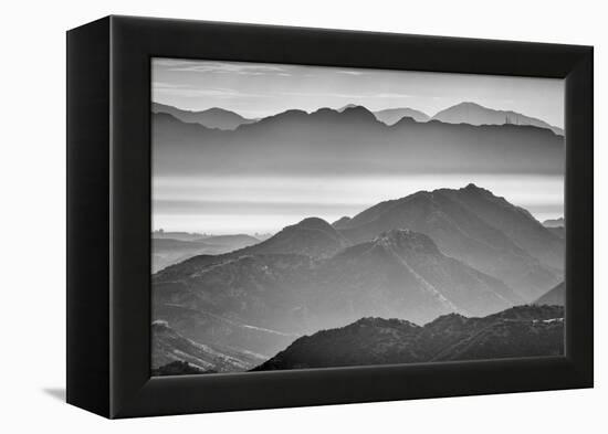 Santa Monica Mountains Nra, Los Angeles, California-Rob Sheppard-Framed Premier Image Canvas