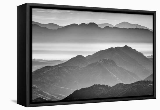 Santa Monica Mountains Nra, Los Angeles, California-Rob Sheppard-Framed Premier Image Canvas