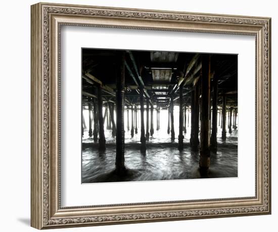 Santa Monica Pier 2-John Gusky-Framed Photographic Print