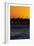 Santa Monica Pier at Sunset, Santa Monica, Los Angeles, California-David Wall-Framed Photographic Print