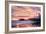 Santa Monica Pier at Sunset-Markus Bleichner-Framed Art Print