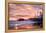 Santa Monica Pier at Sunset-Markus Bleichner-Framed Stretched Canvas