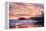 Santa Monica Pier at Sunset-Markus Bleichner-Framed Stretched Canvas
