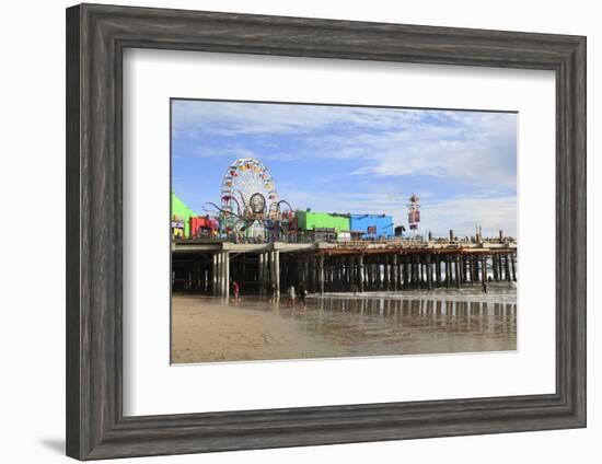 Santa Monica Pier, Pacific Park, Santa Monica, Los Angeles, California, Usa-Wendy Connett-Framed Photographic Print