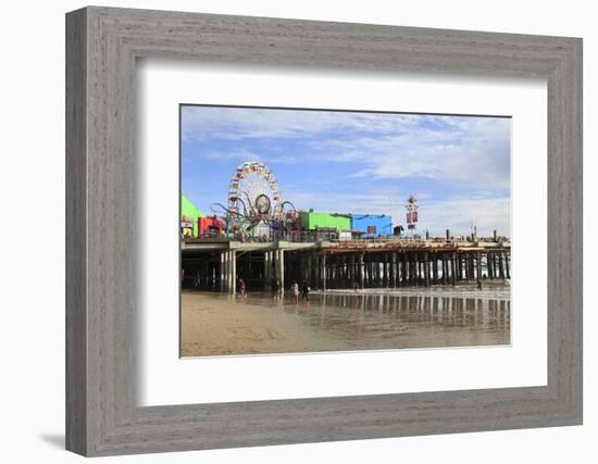 Santa Monica Pier, Pacific Park, Santa Monica, Los Angeles, California, Usa-Wendy Connett-Framed Photographic Print