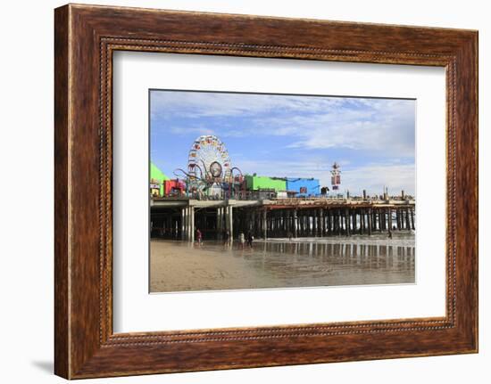 Santa Monica Pier, Pacific Park, Santa Monica, Los Angeles, California, Usa-Wendy Connett-Framed Photographic Print