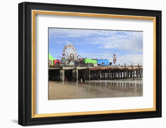 Santa Monica Pier, Pacific Park, Santa Monica, Los Angeles, California, Usa-Wendy Connett-Framed Photographic Print