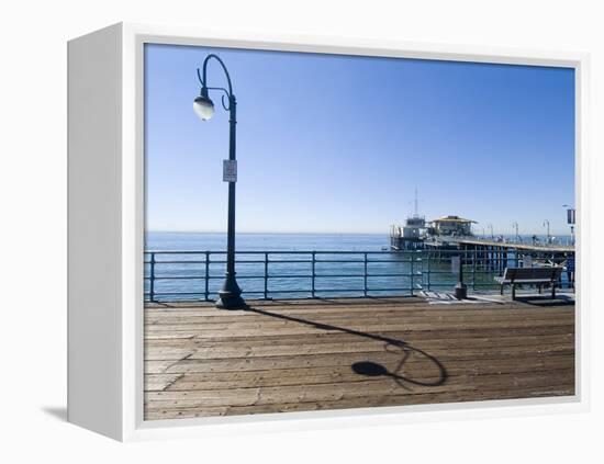 Santa Monica Pier, Santa Monica, California, USA-Ethel Davies-Framed Premier Image Canvas