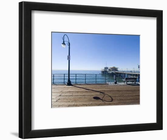 Santa Monica Pier, Santa Monica, California, USA-Ethel Davies-Framed Photographic Print