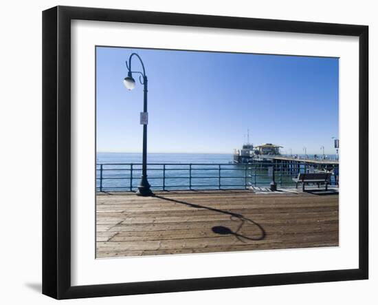 Santa Monica Pier, Santa Monica, California, USA-Ethel Davies-Framed Photographic Print