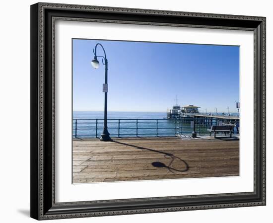 Santa Monica Pier, Santa Monica, California, USA-Ethel Davies-Framed Photographic Print