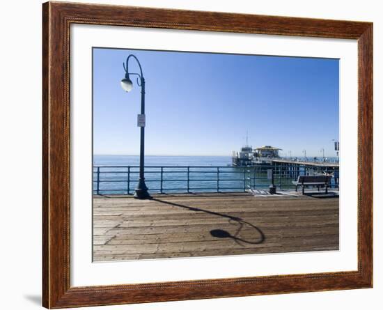 Santa Monica Pier, Santa Monica, California, USA-Ethel Davies-Framed Photographic Print