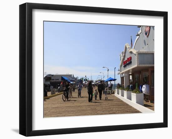 Santa Monica Pier, Santa Monica, Los Angeles, California, United States of America, North America-Wendy Connett-Framed Photographic Print