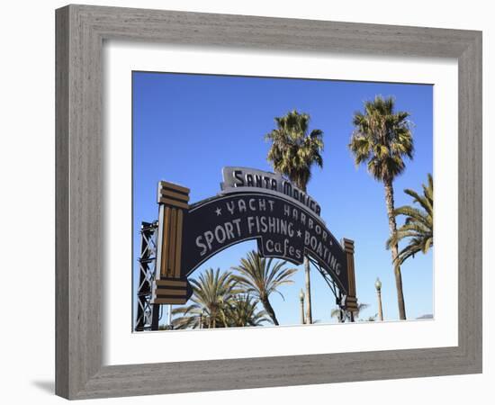 Santa Monica Pier, Santa Monica, Los Angeles, California, Usa-Wendy Connett-Framed Photographic Print