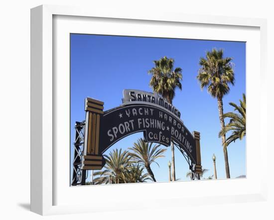 Santa Monica Pier, Santa Monica, Los Angeles, California, Usa-Wendy Connett-Framed Photographic Print
