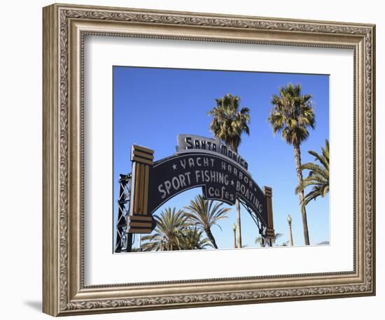 Santa Monica Pier, Santa Monica, Los Angeles, California, Usa-Wendy Connett-Framed Photographic Print