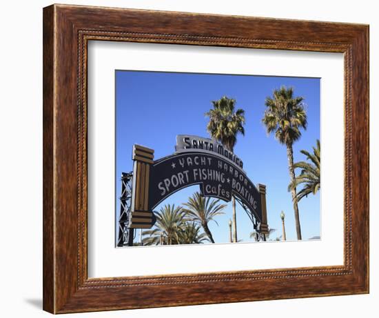 Santa Monica Pier, Santa Monica, Los Angeles, California, Usa-Wendy Connett-Framed Photographic Print