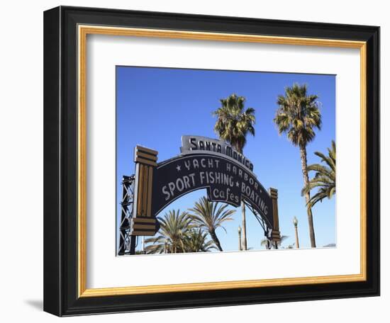 Santa Monica Pier, Santa Monica, Los Angeles, California, Usa-Wendy Connett-Framed Photographic Print