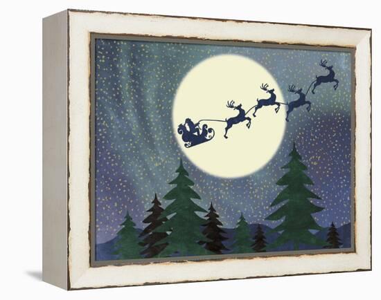 Santa Moon-Erin Clark-Framed Premier Image Canvas