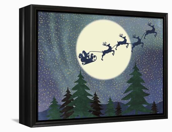 Santa Moon-Erin Clark-Framed Premier Image Canvas