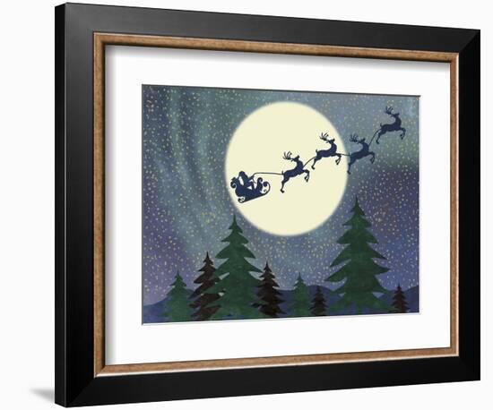 Santa Moon-Erin Clark-Framed Giclee Print