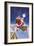 Santa on Rooftop-Hal Frenck-Framed Giclee Print