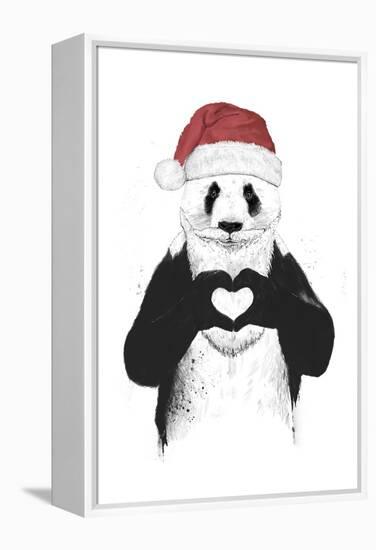 Santa Panda-Balazs Solti-Framed Premier Image Canvas