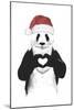 Santa Panda-Balazs Solti-Mounted Giclee Print