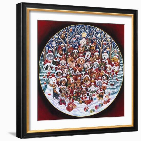 Santa Paws-Bill Bell-Framed Giclee Print