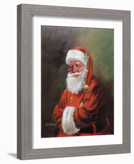 Santa Portrait-R.J. McDonald-Framed Giclee Print