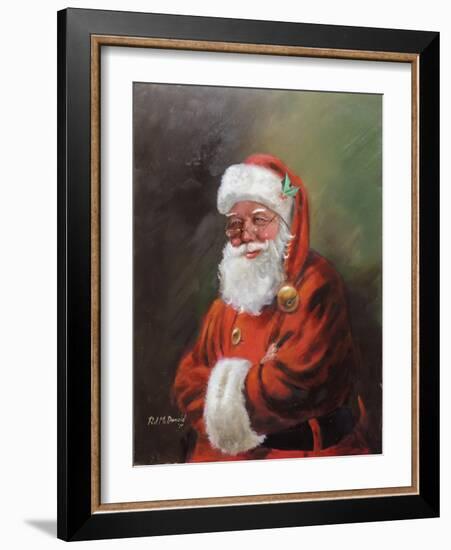 Santa Portrait-R.J. McDonald-Framed Giclee Print