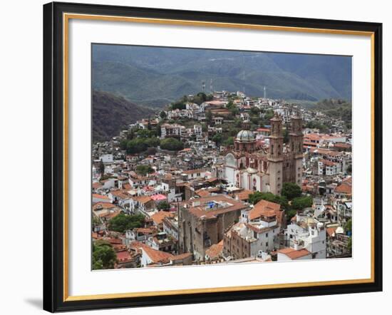 Santa Prisca Church, Plaza Borda, Taxco, Guerrero State, Mexico, North America-Wendy Connett-Framed Photographic Print