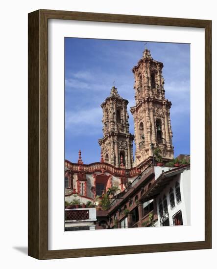 Santa Prisca Church, Taxco, Colonial Town Well Known For Its Silver Markets, Guerrero State, Mexico-Wendy Connett-Framed Photographic Print