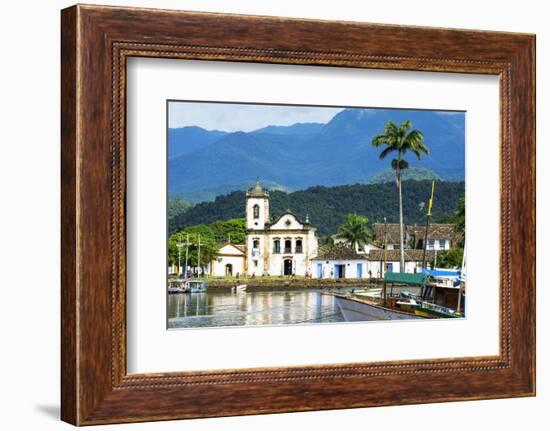 Santa Rita Church, Paraty, Rio De Janeiro State, Brazil, South America-Gabrielle and Michel Therin-Weise-Framed Photographic Print