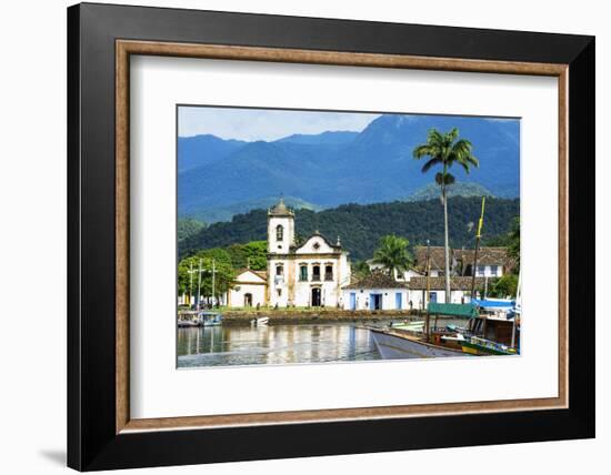 Santa Rita Church, Paraty, Rio De Janeiro State, Brazil, South America-Gabrielle and Michel Therin-Weise-Framed Photographic Print