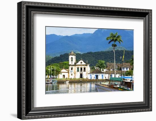 Santa Rita Church, Paraty, Rio De Janeiro State, Brazil, South America-Gabrielle and Michel Therin-Weise-Framed Photographic Print