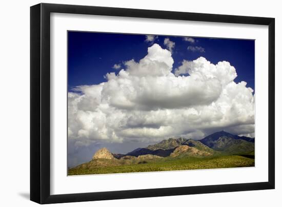 Santa Rita Mountains in August-Douglas Taylor-Framed Photographic Print