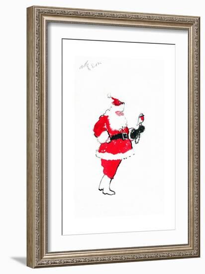 Santa Robin-Falconry-George Adamson-Framed Giclee Print