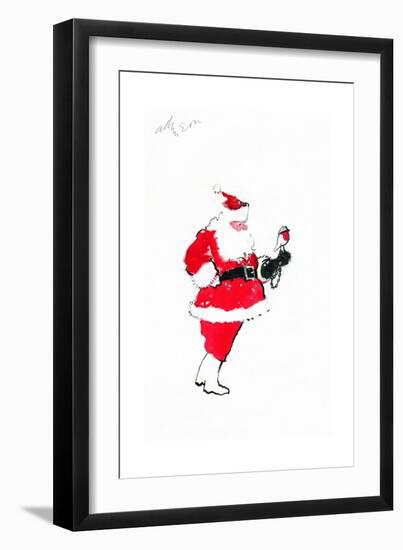 Santa Robin-Falconry-George Adamson-Framed Giclee Print