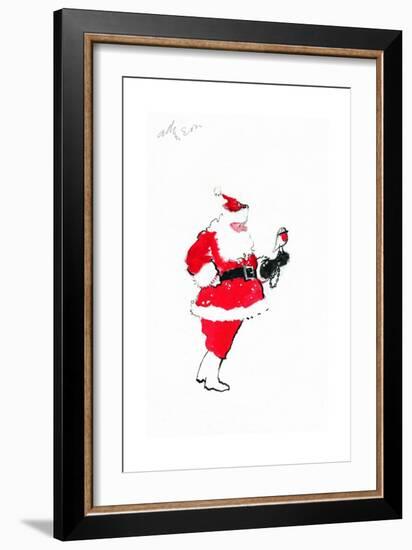 Santa Robin-Falconry-George Adamson-Framed Giclee Print