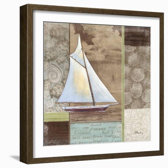 Santa Rosa Boat II-Paul Brent-Framed Art Print