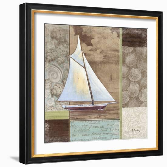 Santa Rosa Boat II-Paul Brent-Framed Art Print