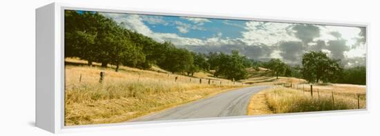 Santa Rosa Creek Road Passing Through Field, California State Route 46, California, Usa-null-Framed Stretched Canvas