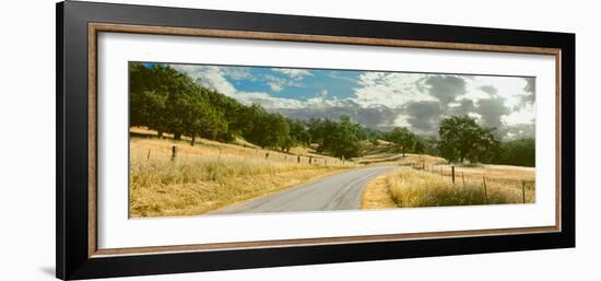 Santa Rosa Creek Road Passing Through Field, California State Route 46, California, Usa-null-Framed Photographic Print