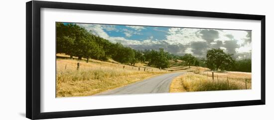 Santa Rosa Creek Road Passing Through Field, California State Route 46, California, Usa-null-Framed Photographic Print