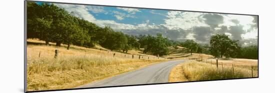 Santa Rosa Creek Road Passing Through Field, California State Route 46, California, Usa-null-Mounted Photographic Print