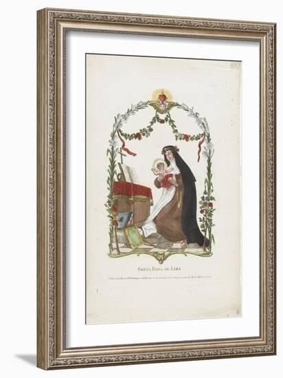 Santa Rosa de Lima-null-Framed Giclee Print