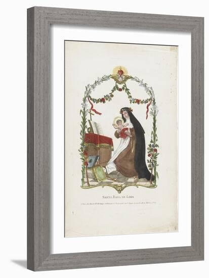 Santa Rosa de Lima-null-Framed Giclee Print